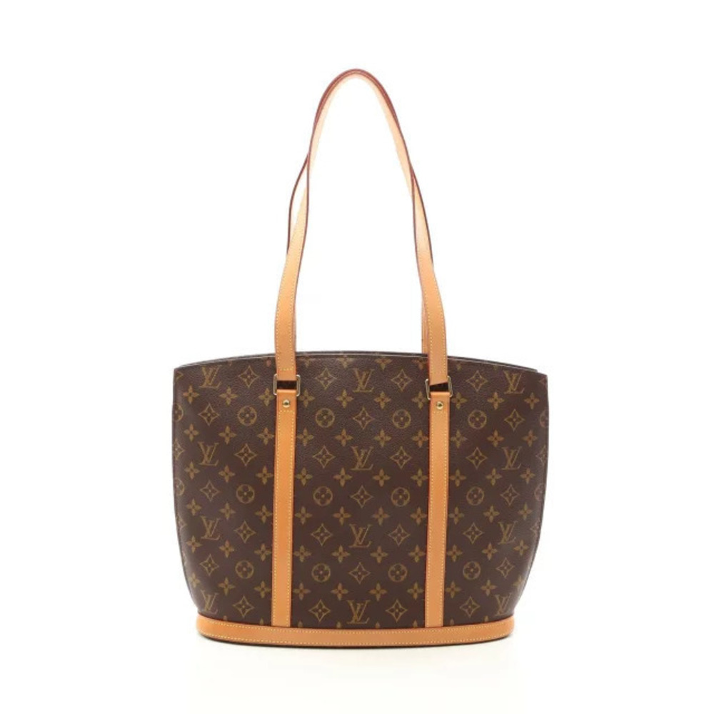 Louis Vuitton Babylon Monogram Shoulder Bag Canvas Leather Brown
